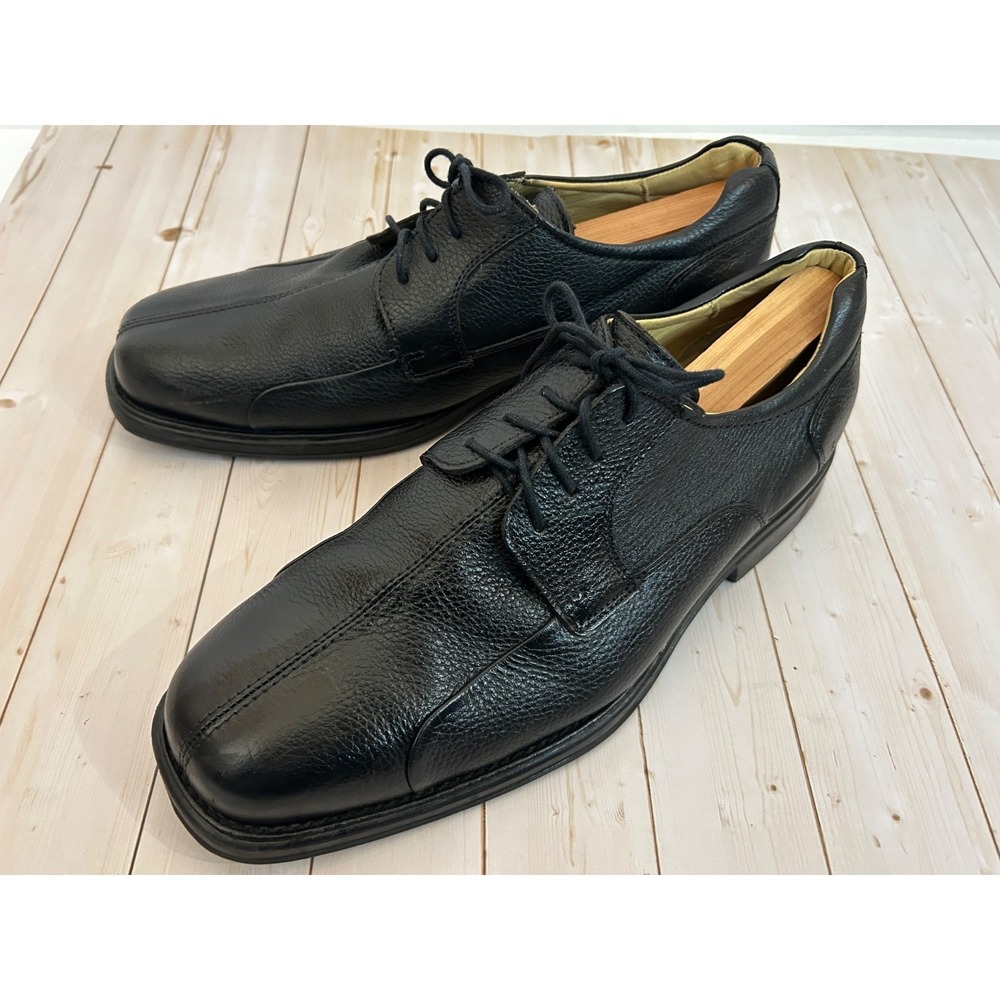 Belvedere Bay Bridge Black Leather Split Toe Oxford Shoes Mens 13EEE Brazil